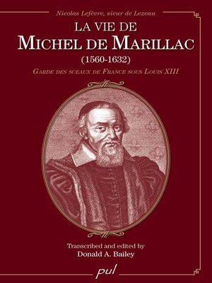 cover image of La vie de Michel de Marillac